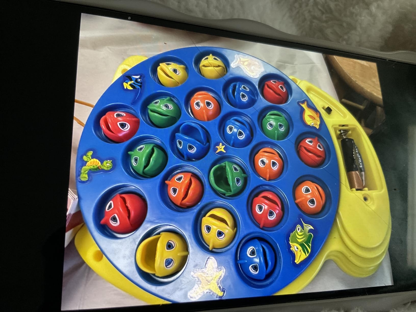 Let's Go Fishin' Game by Pressman - The Original Fast-Action Fishing Game!, 1-4 players customer photo 2