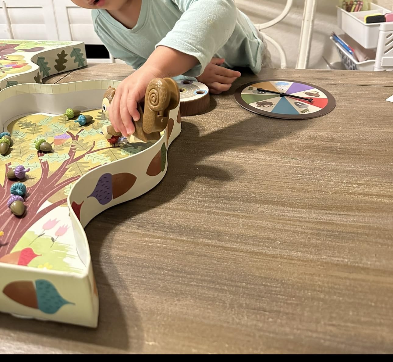 Educational Insights The Sneaky, Snacky Squirrel Game - Toddler Board Games for 3 Year Olds, Fine Motor Skills Toys for Toddlers, Color Matching Preschool, Tweezer Tool customer photo 2