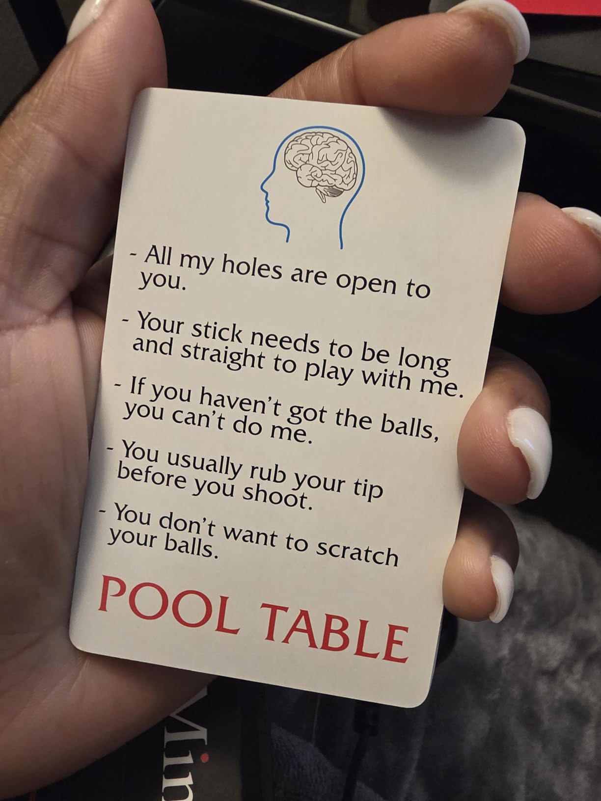 TDC Games Travel Dirty Minds Card Game for Adults, Party Game for Couples Date Night and Bachelorette Parties customer photo 1