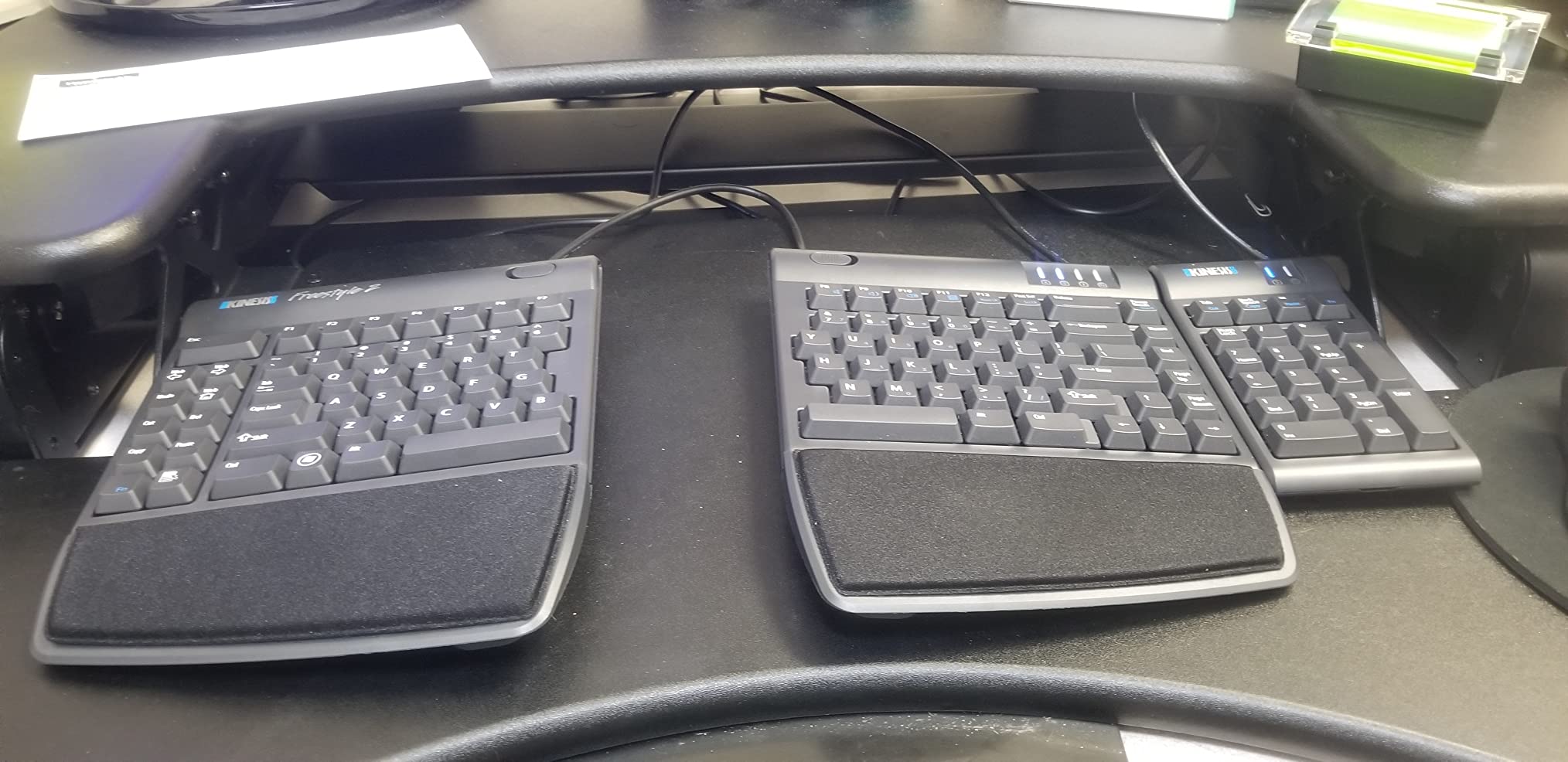 KINESIS Freestyle2 USB-A Ergonomic Keyboard w/ VIP3 Lifters for PC (9