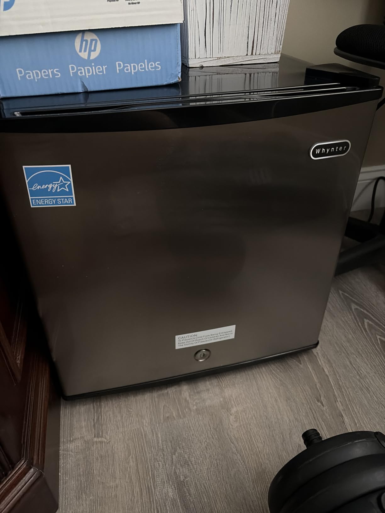 Whynter Upright Freezer 2.1 Cu Ft Lock, Mini Freezer, Stainless CUF-210SS customer photo 2