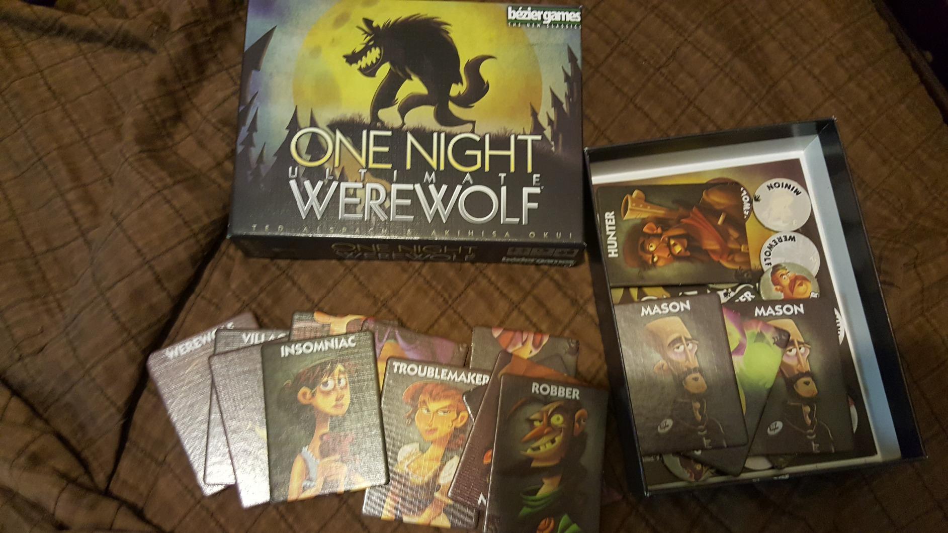 Bezier Games One Night Ultimate Werewolf Fast-Paced Bluffing Party Game customer photo 2
