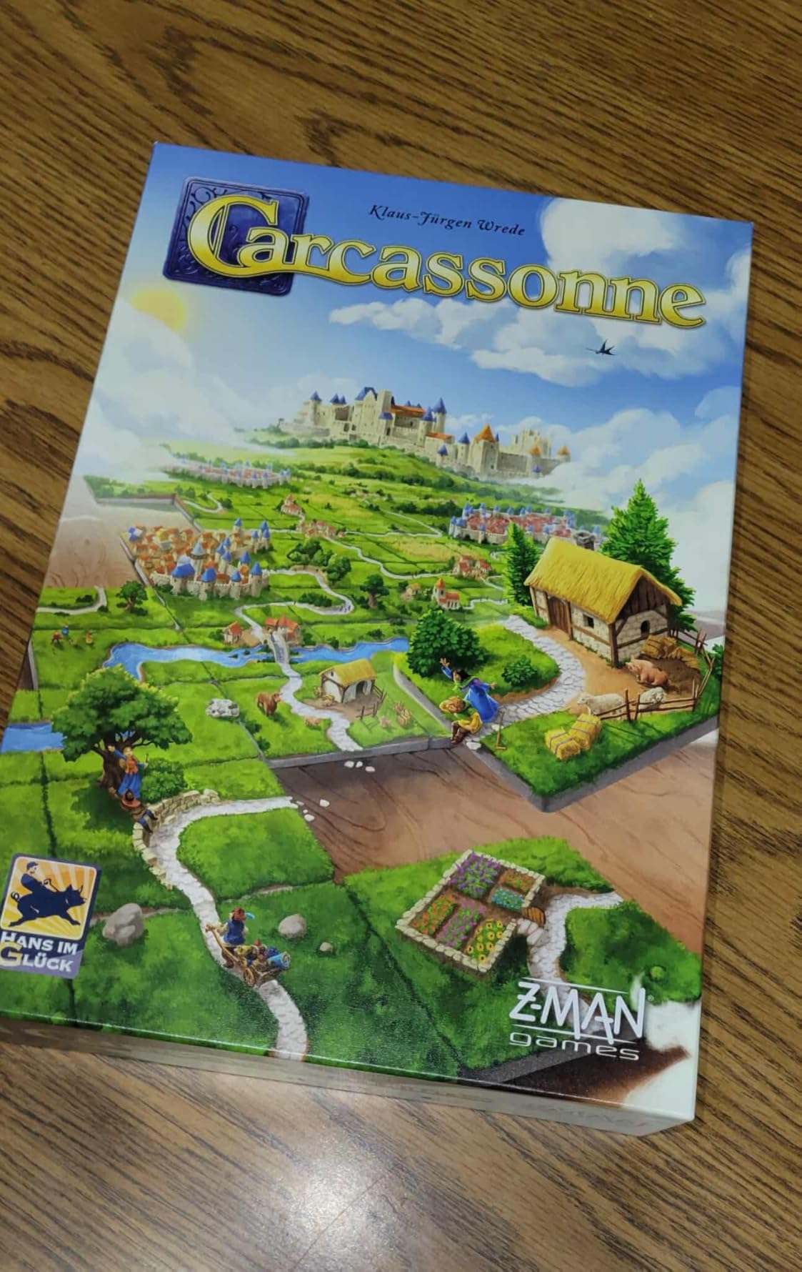 Carcassonne Tile Placement Strategy Board Game, 2-5 Players, 35 Min customer photo 1