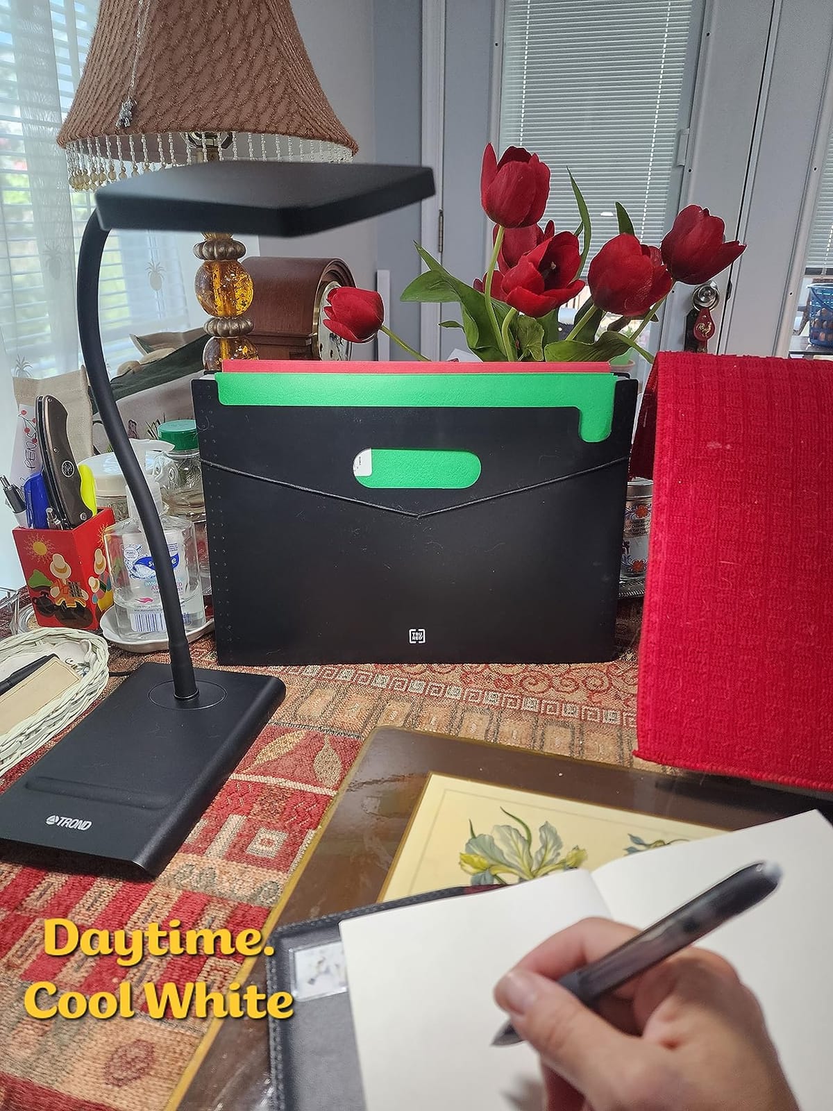 TROND Desk Lamp, Dimmable Eye-Caring Table Lamp, Memory Function, Black customer photo 1