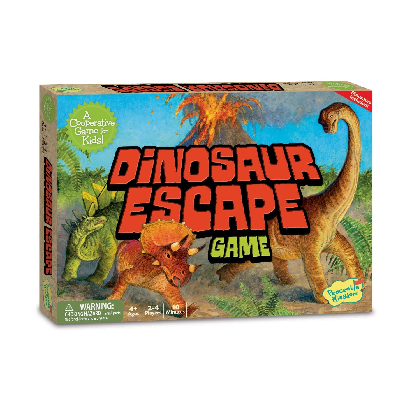 Peaceable Kingdom Dinosaur Escape Cooperative Memory Game of Logic and Luck for 2 to 4 Kids Ages 4+ customer photo 1