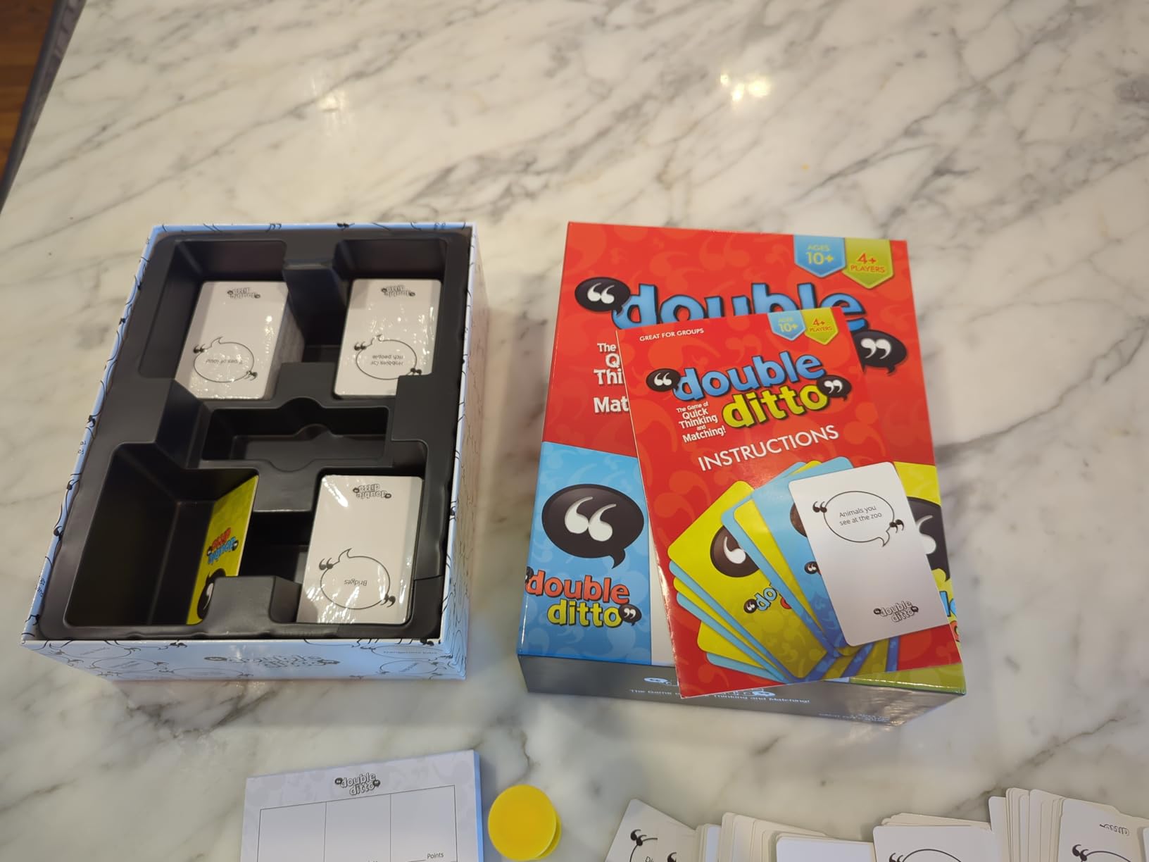 Inspiration Play Double Ditto - a Hilarious Award-Winning Family Party Game for 4-20 Players (Ages 8 and up) customer photo 2