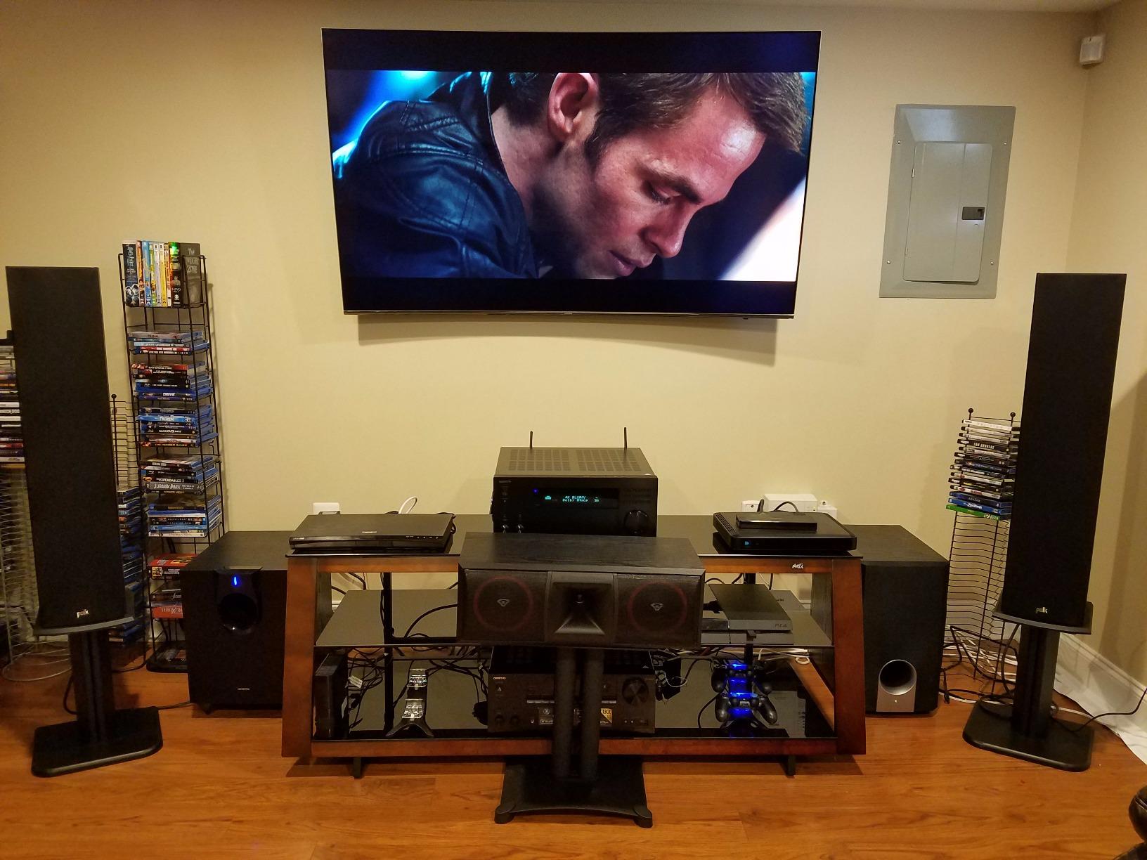 Polk Audio T50 Home Theater Floor Standing Tower Speaker 150W, Black customer photo 2