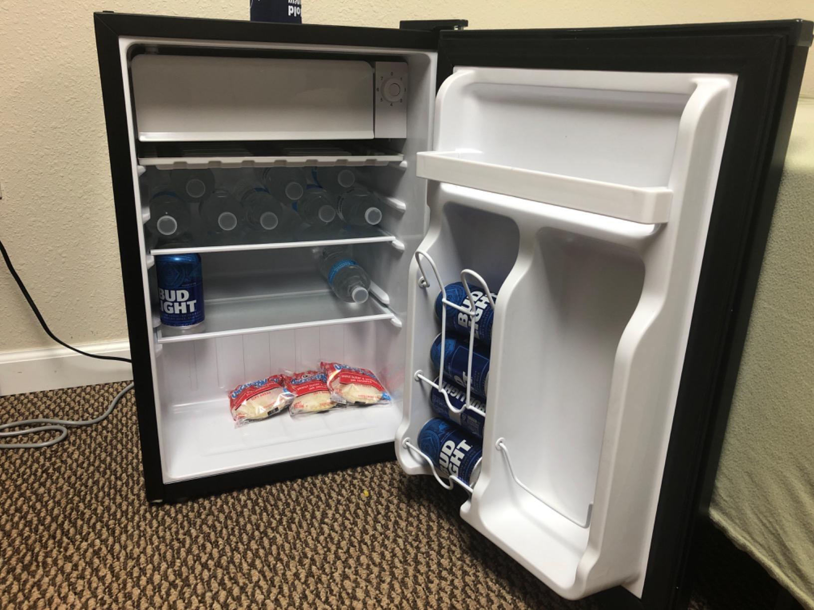 BLACK+DECKER 2.5 Cu. Ft. Compact Refrigerator, BCRK25V, Stainless Look customer photo 1