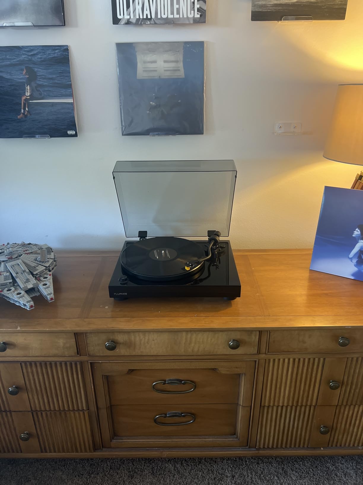 Fluance RT80 Classic High Fidelity Vinyl Turntable Record Player with Audio Technica AT91 Cartridge, Belt Drive, Built-in Preamp, Adjustable Counterweight, Solid Wood Plinth - Piano Black customer photo 2