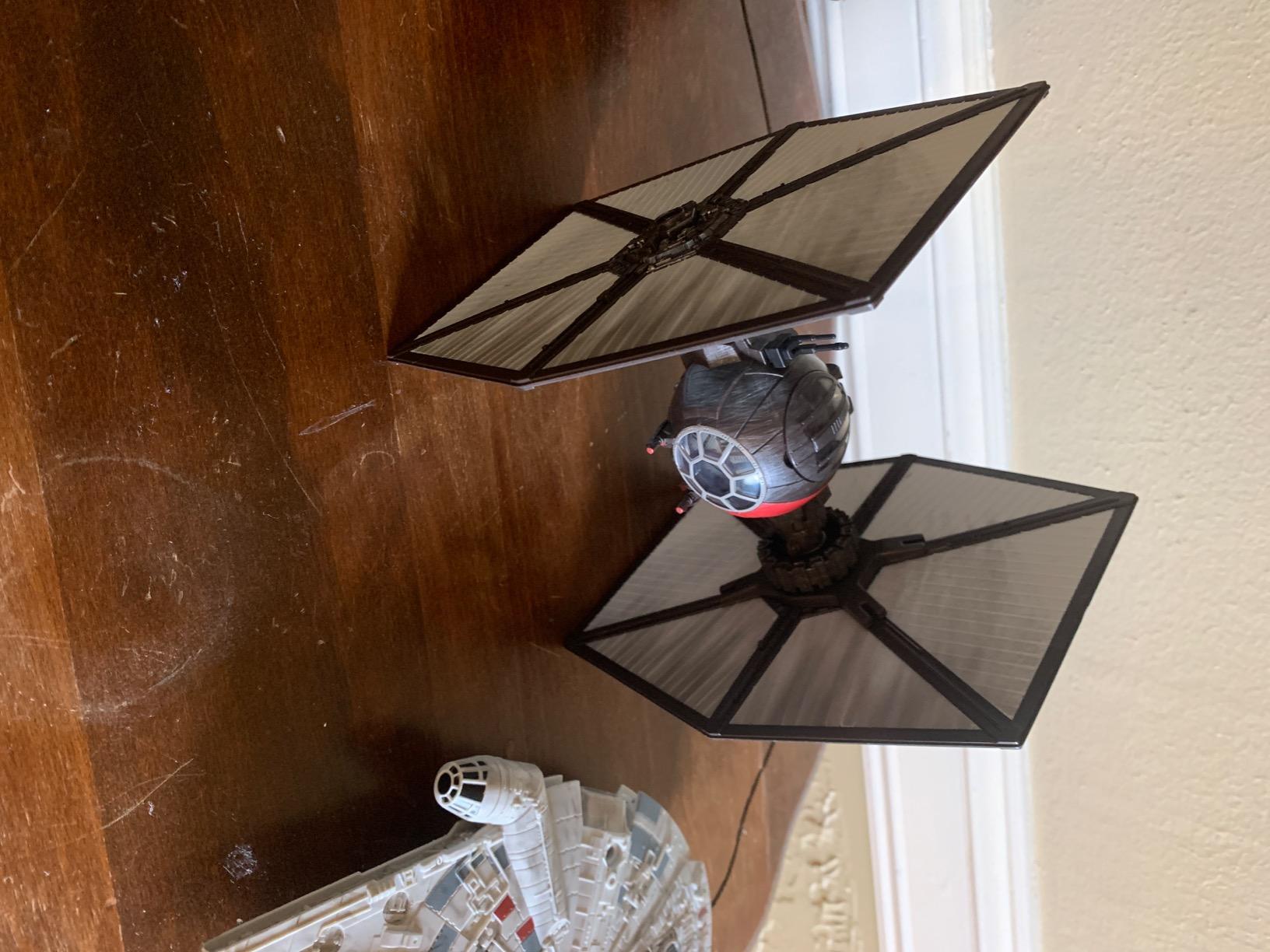 Star Wars Battle Pack Model Kit with 15 piece First Order Special Forces TIE Fighter and 19 piece Millennium Falcon customer photo 1