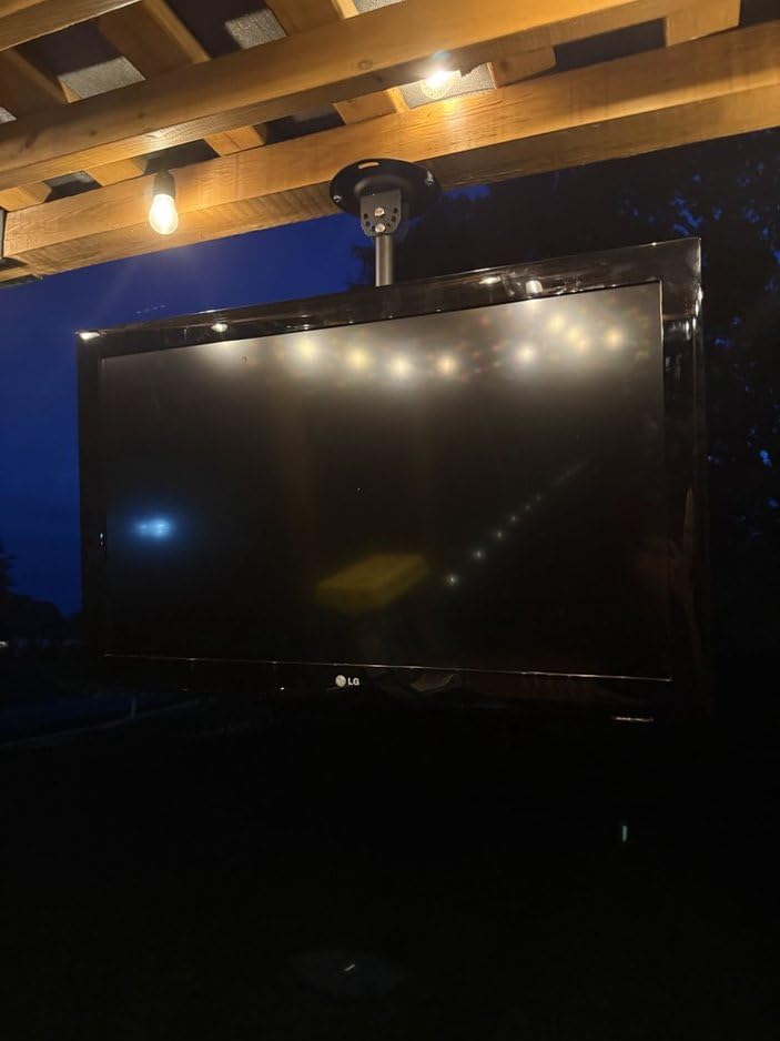 Suptek Ceiling TV Mount Fits Most 26-65 inch LCD LED Plasma Panel Display with Max VESA 400x400mm Loaded up to 45kg/100lbs Height Adjustable MC4602 customer photo 2