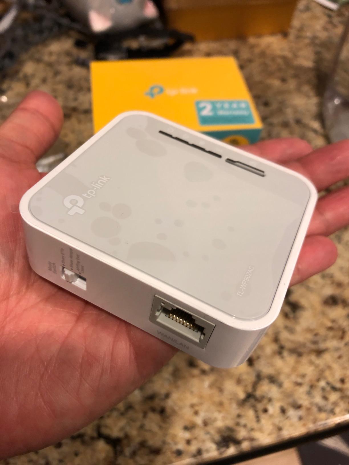 TP-Link AC750 Wireless Portable Nano Travel Router (TL-WR902AC) customer photo 1