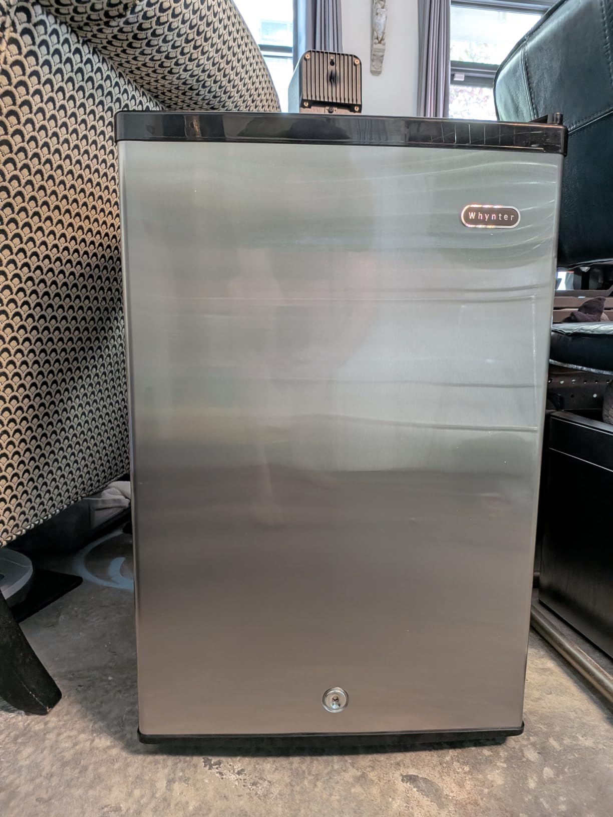 Whynter Upright Mini Freezer, 1.1 Cu Ft, Silver, CUF-112SS customer photo 1