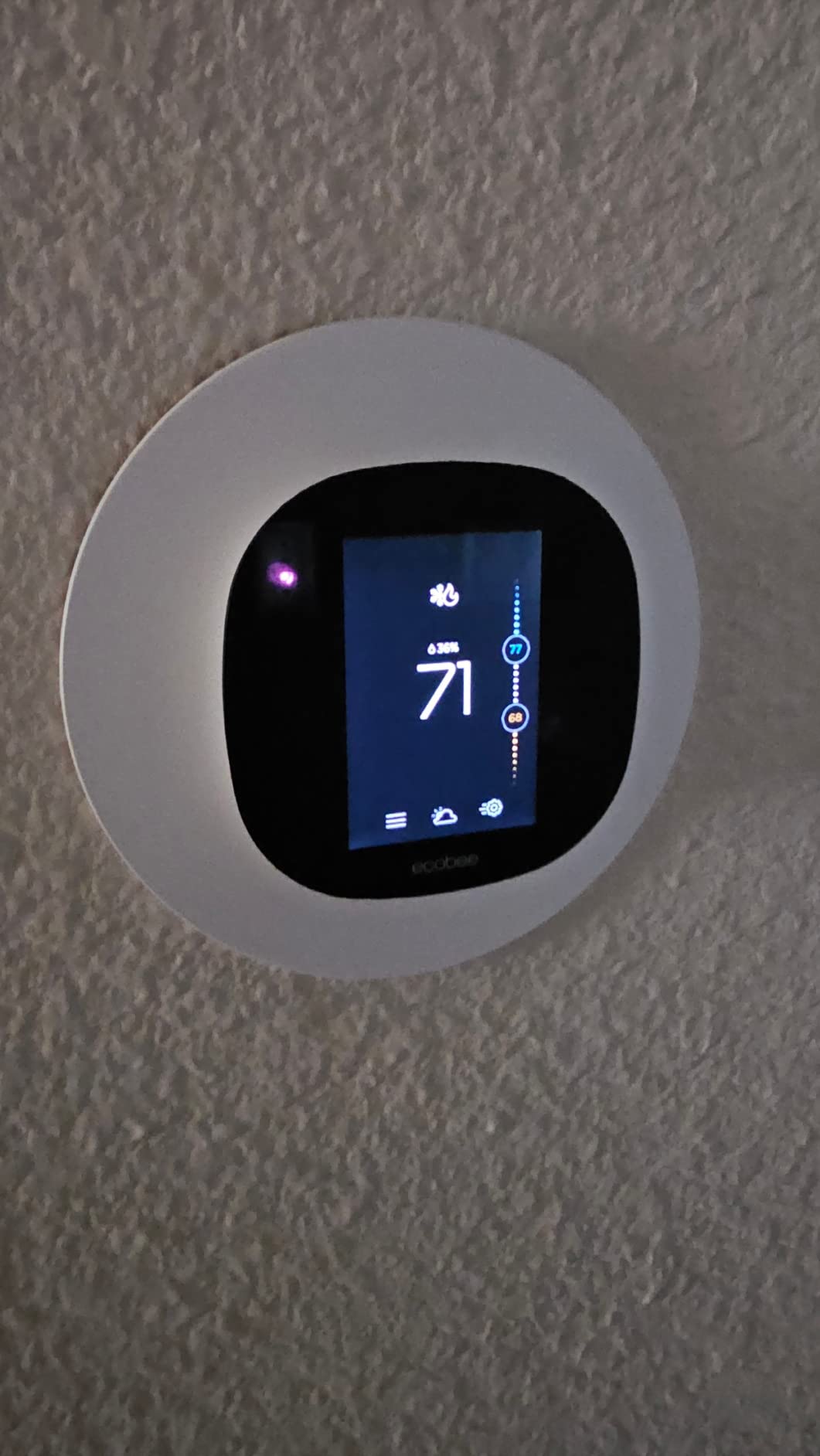ecobee3 Lite Smart Thermostat - Programmable Wifi Thermostat - Works with Siri, Alexa, Google Assistant - Energy Star Certified - DIY Install, Black customer photo 1