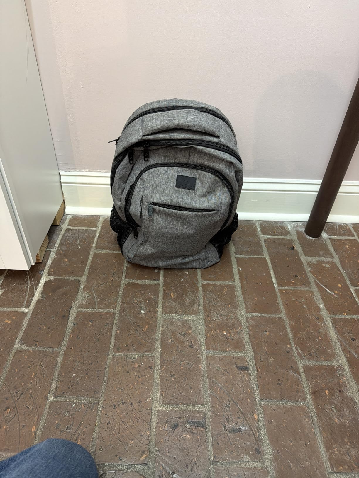 MATEIN Travel Laptop Backpack, 15.6 Inch College School Computer Bag, Grey customer photo 2