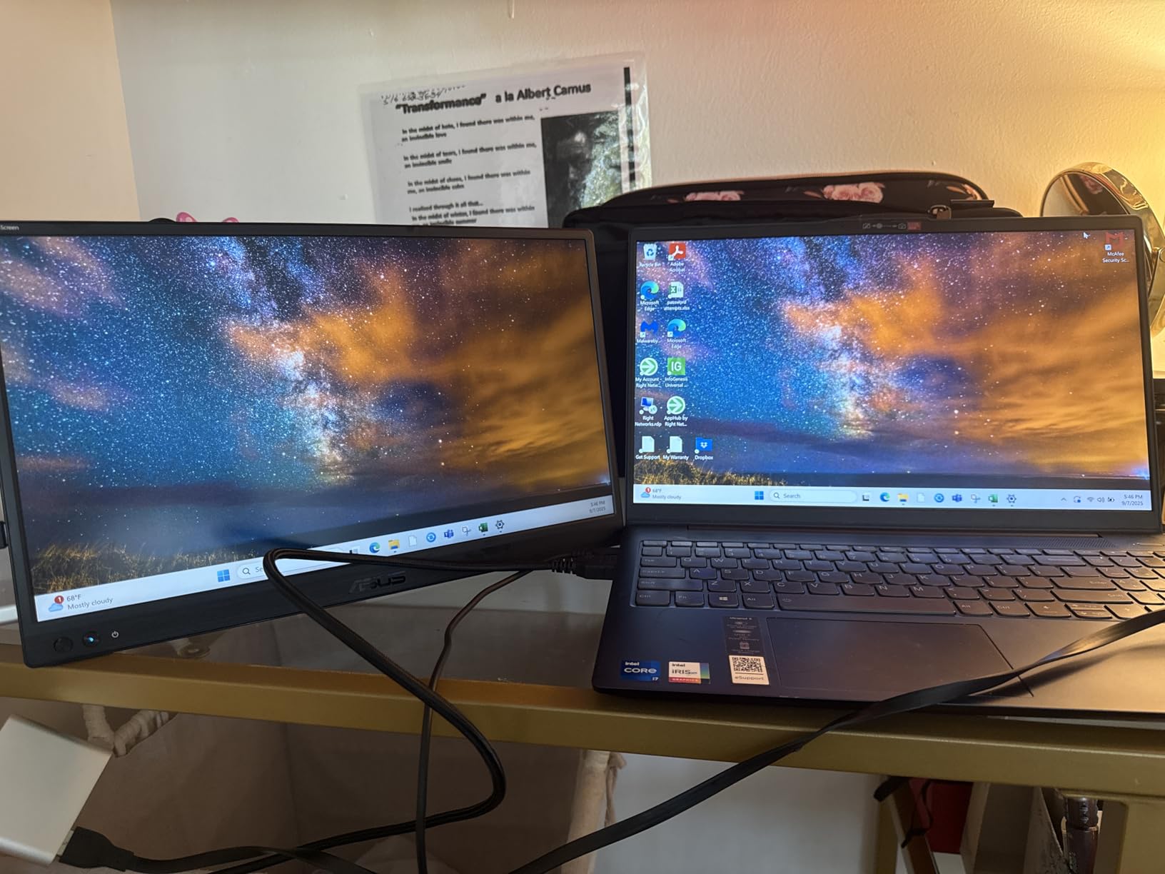 ASUS ZenScreen MB16AC 15.6 Inch 1080p USB-C Portable Monitor customer photo 1
