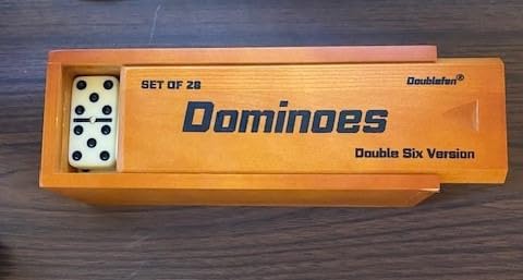 Domino Set for Adults, Double Nine Dominoes Set with Wooden Case for Classical Board Games, for Family and Kids,55 Tiles (2-4 Players) customer photo 2
