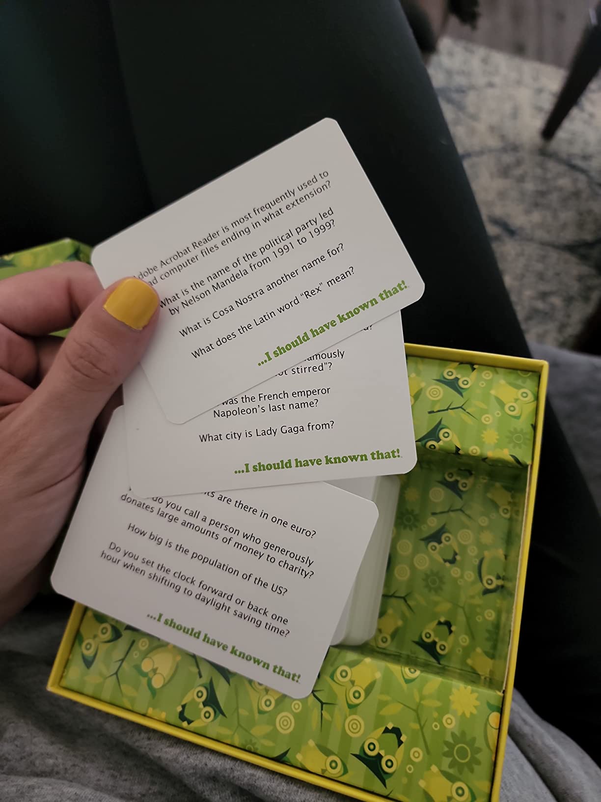 I should have known that! - A Trivia Game About Things You Oughta Know, Green customer photo 1