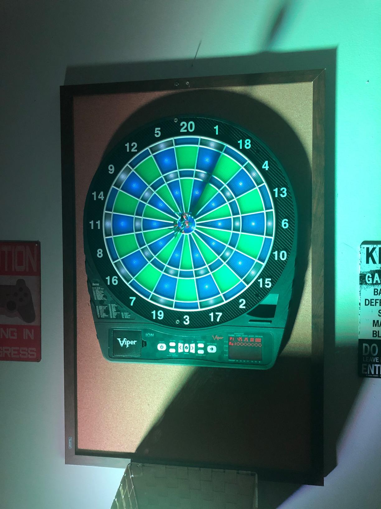 Viper by GLD Products Ion Illuminated Electronic Soft Tip Dart Board customer photo 2