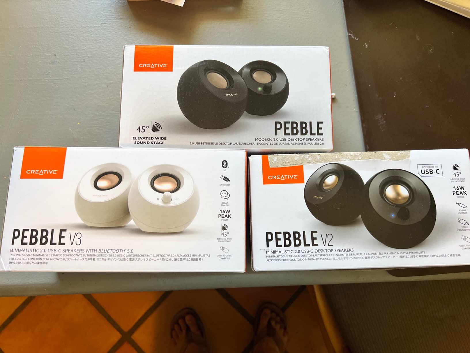 Creative Pebble, 2.0 USB Desktop Stereo Speakers for PC/Laptop, White customer photo 1