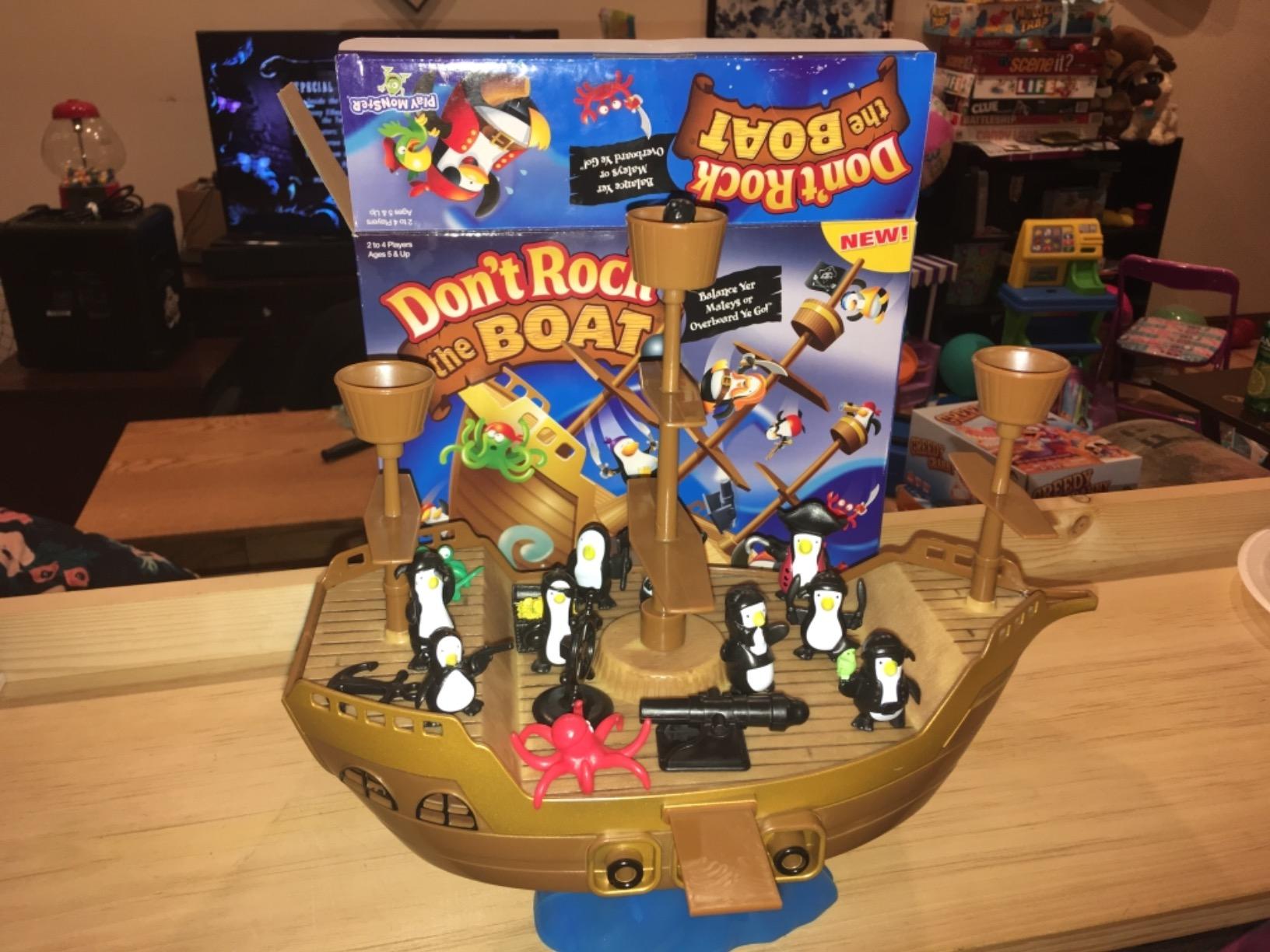 Don’t Rock the Boat Board Games for Family Night, Hand & Eye Coordination customer photo 1