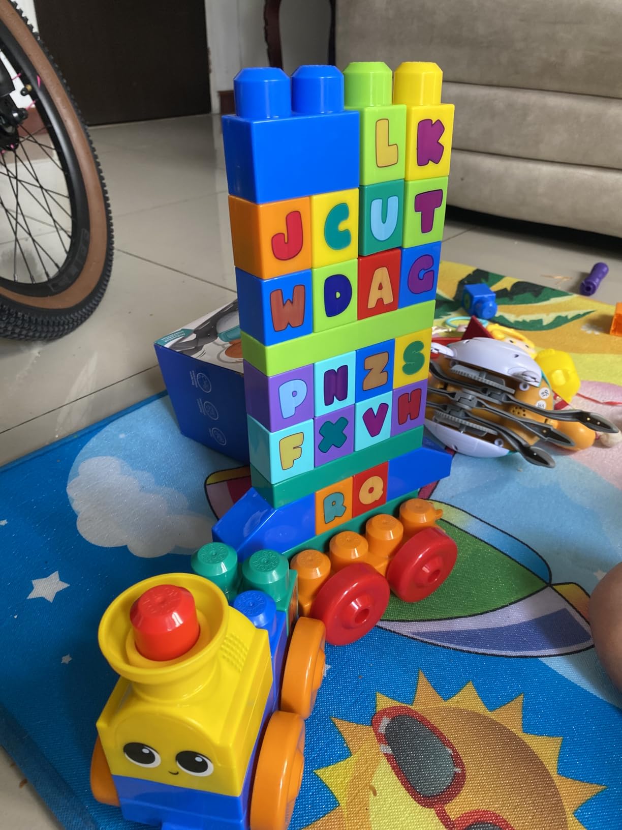Mega Bloks First Builders ABC Musical Train Toddler Building Blocks Toy customer photo 1