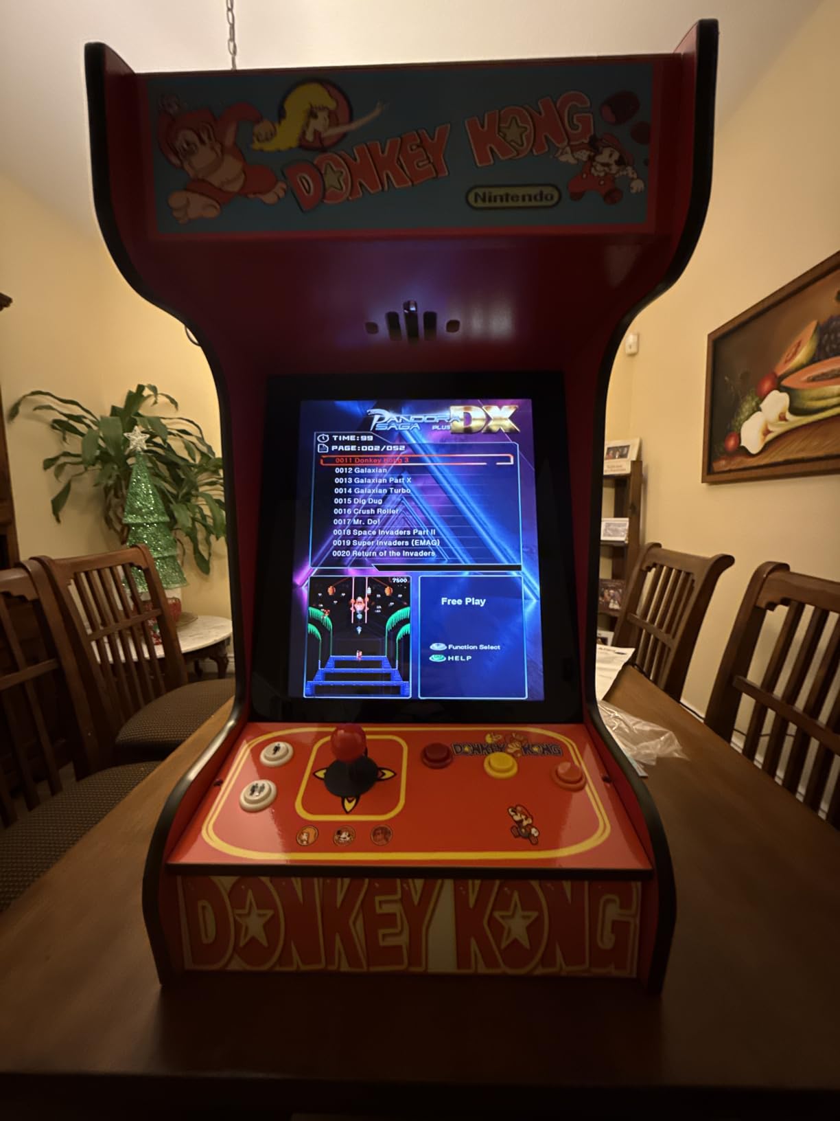 Doc and Pies Arcade Factory Classic Home Arcade Machine - Tabletop and Bartop - 412 Retro Games - Full Size LCD Screen, Buttons and Joystick (Red) customer photo 1