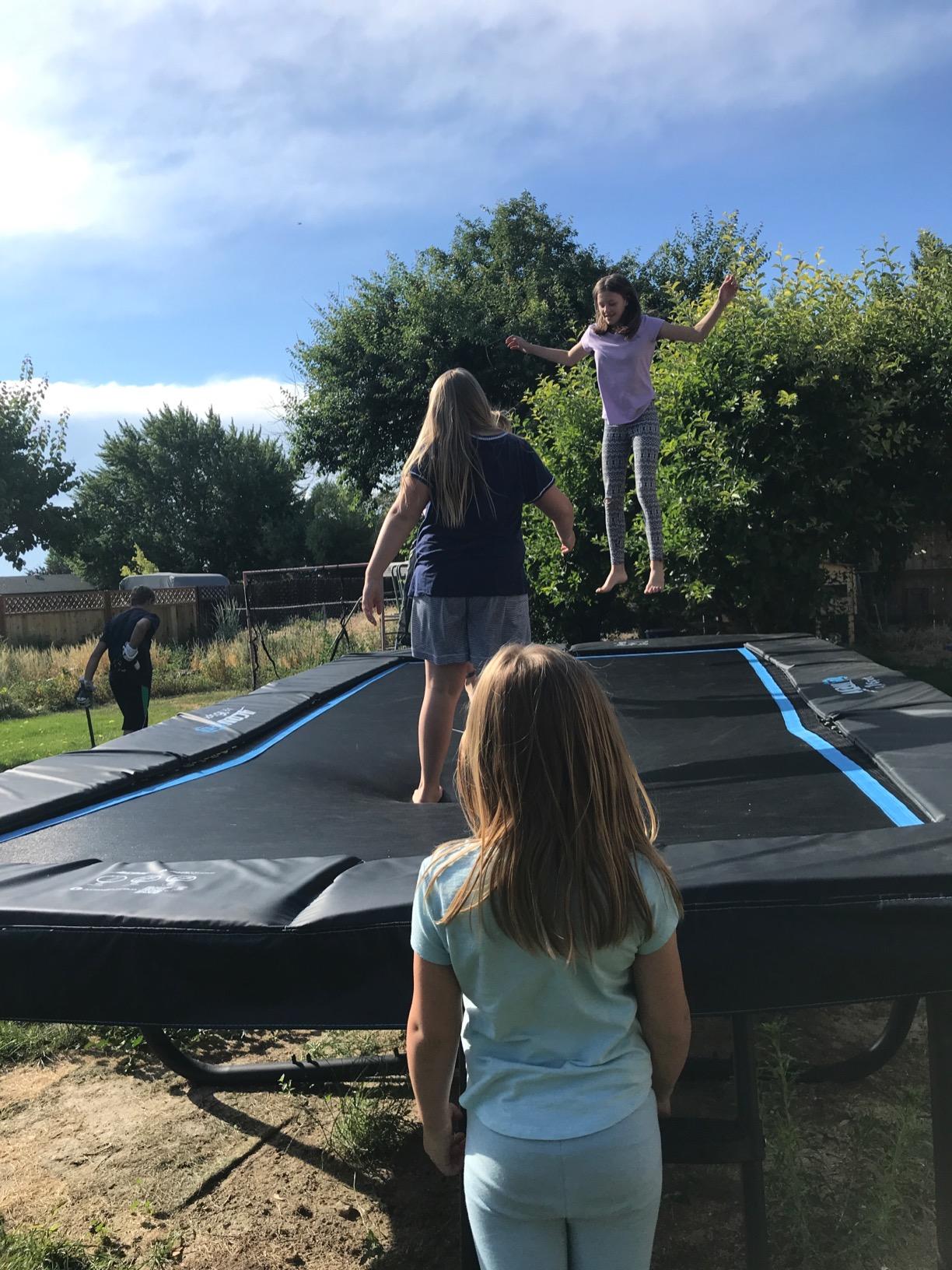 ACON 16 HD Rectangular Trampoline 17x9.8 ft, 140 HD Springs, SafeMat customer photo 1