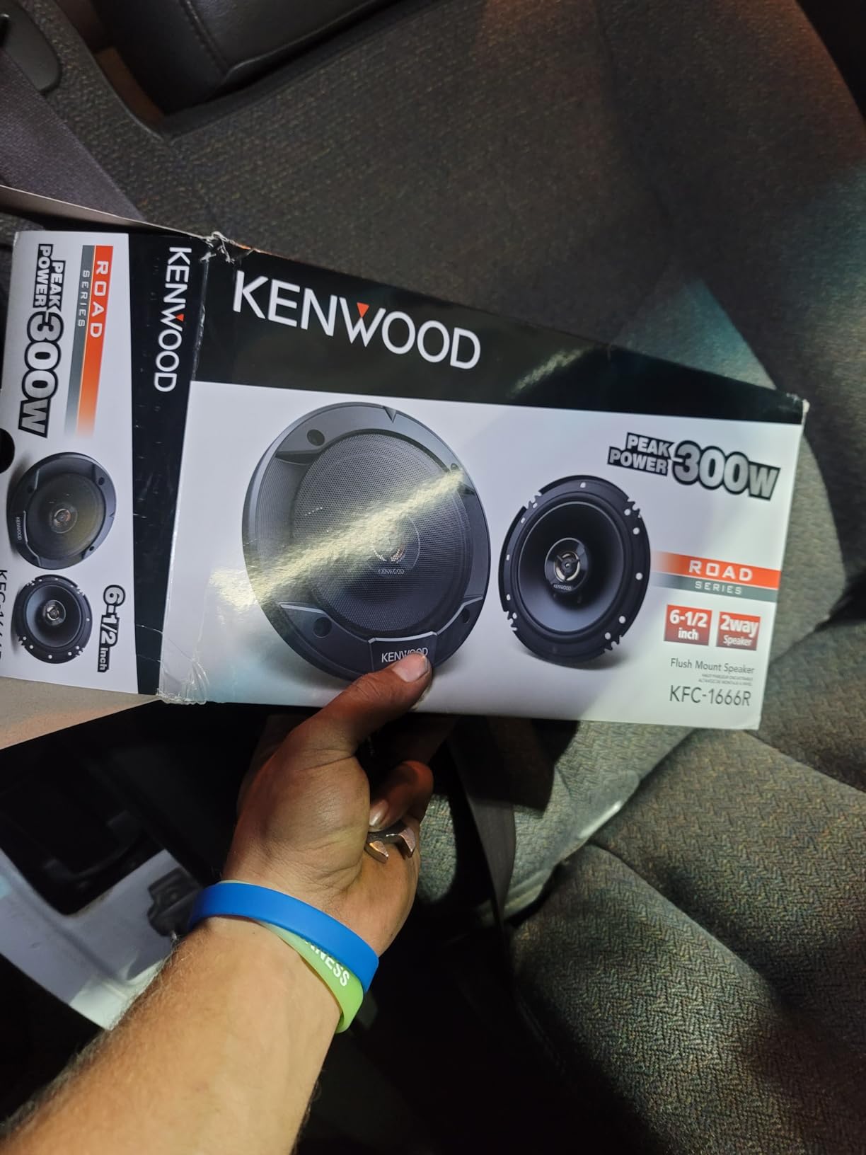 Kenwood KFC-1666R Road Series Car Speakers (Pair) - 6.5