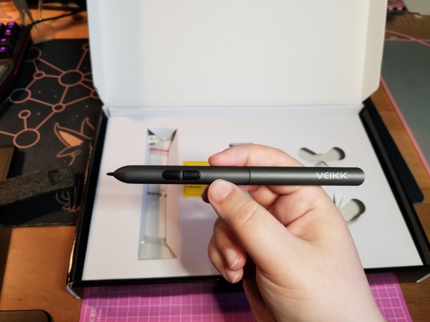 VEIKK A30 Drawing Tablet 10x6 Graphic Tablet, 4 Touch Keys and Touch Pad customer photo 1