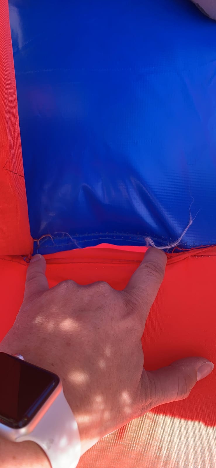 ACTION AIR [Updated Version] Bounce House, Inflatable Bouncer with Air Blower, Jumping Castle with Slide, Family Backyard Bouncy Castle, Durable Sewn with Extra Thick Material, Idea for Kids (C-9745) customer photo 1