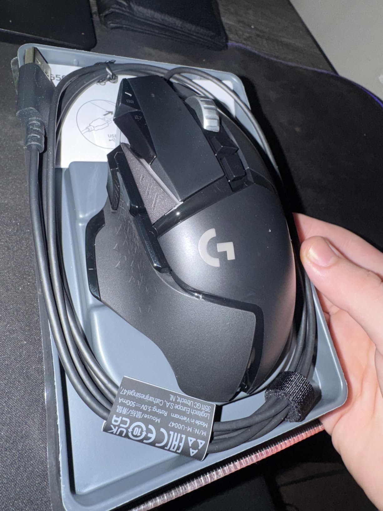 Logitech G502 Hero Wired Gaming Mouse - Black customer photo 2