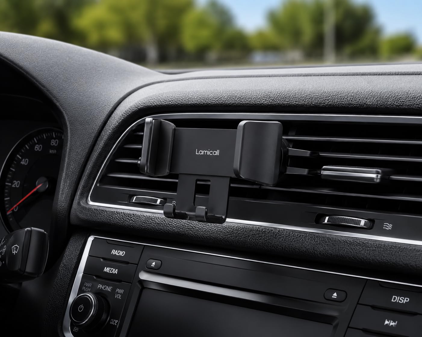 Lamicall Car Vent Phone Mount Two Grips Design Phone Holders for Your Car customer photo 1
