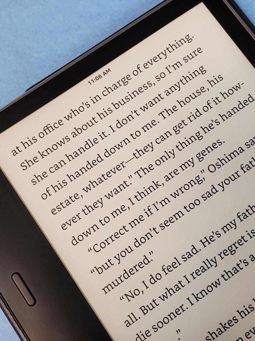 Kindle Oasis – With 7” display and page turn buttons customer photo 2