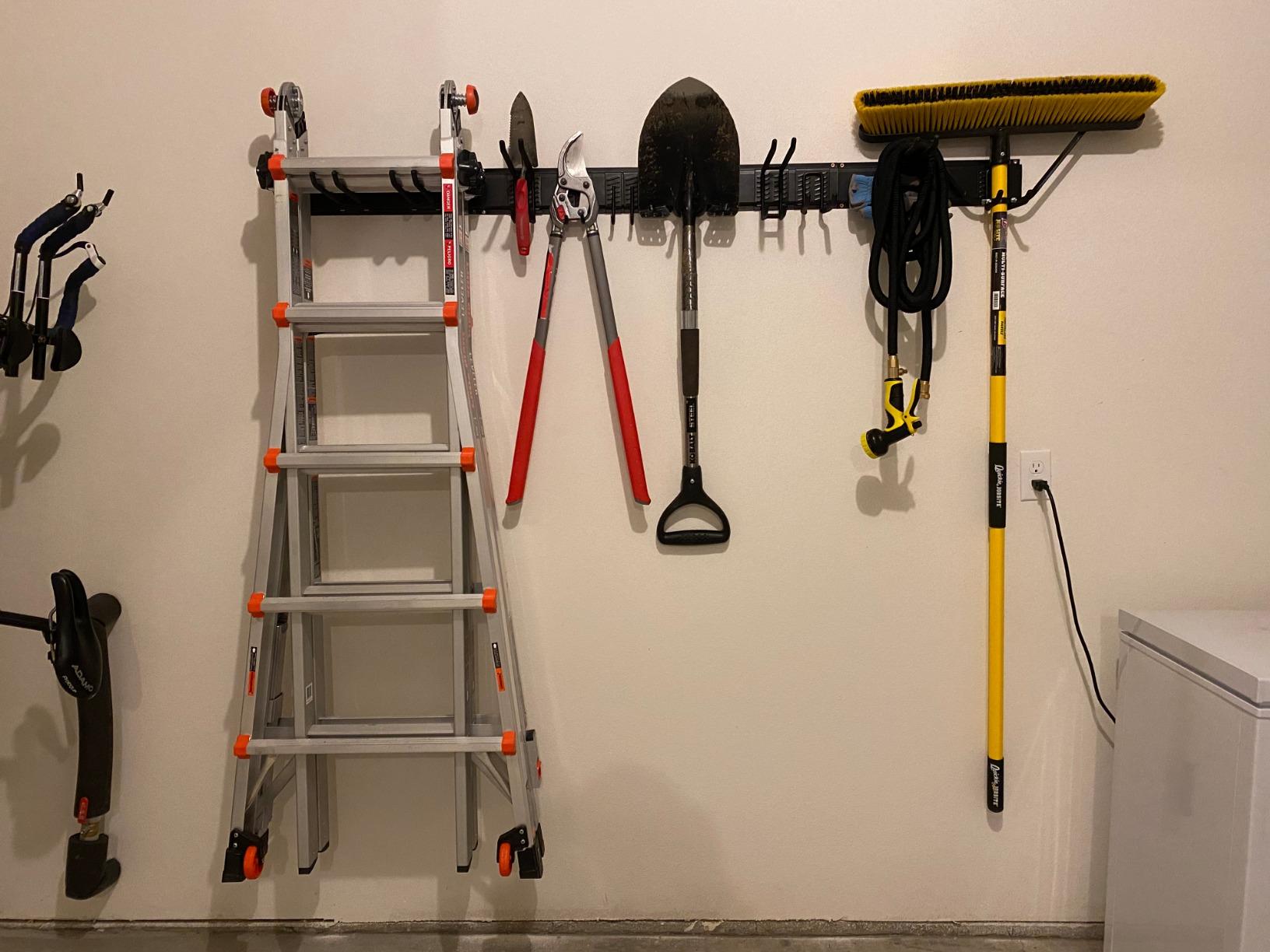 Ultrawall Garden Tool Organizer, 48 Inch Garage Tool Organizer Wall Mount customer photo 2