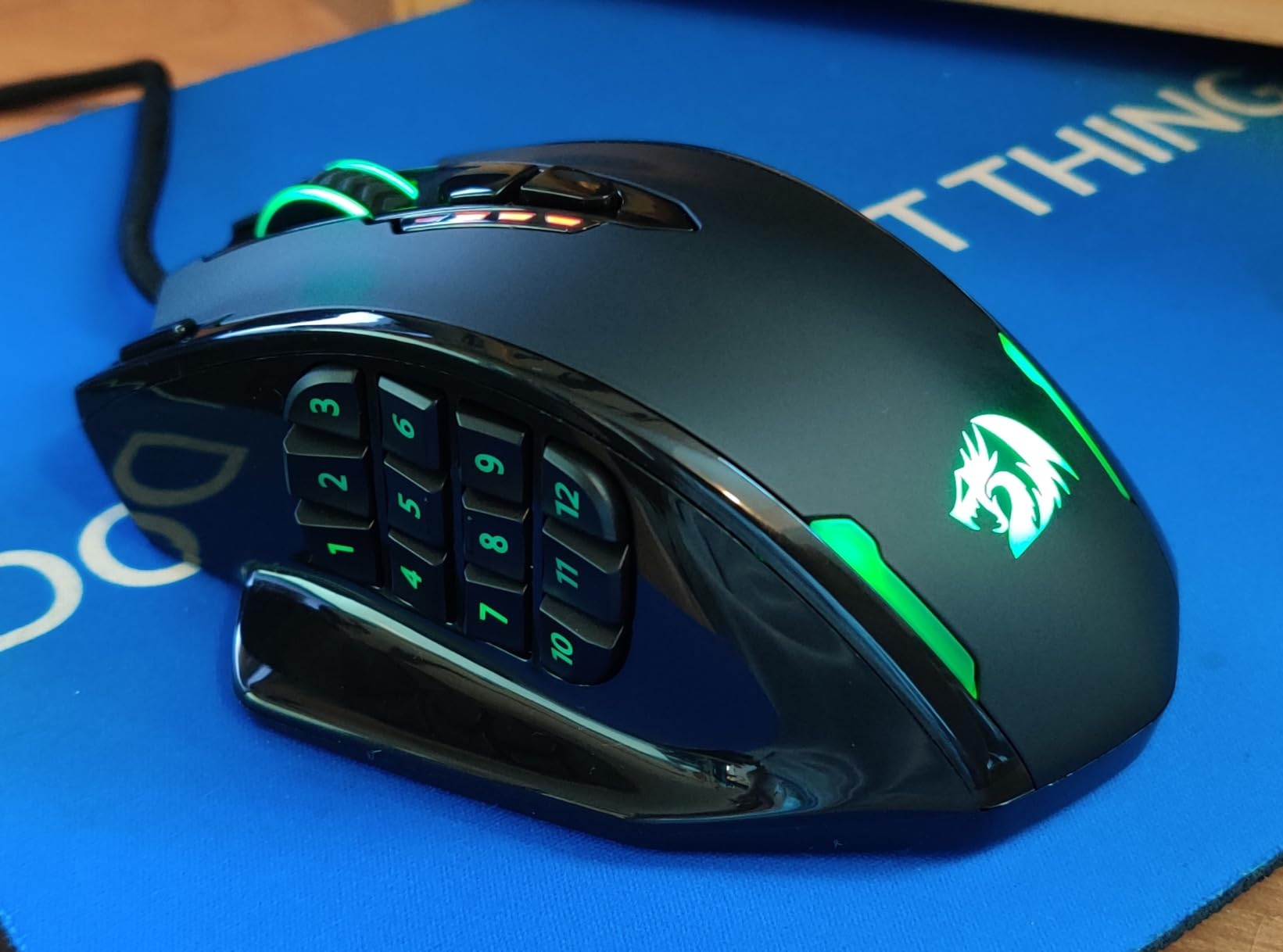 Redragon M908 Wired MMO RGB Gaming Mouse 12400 DPI Remapping Keys customer photo 2