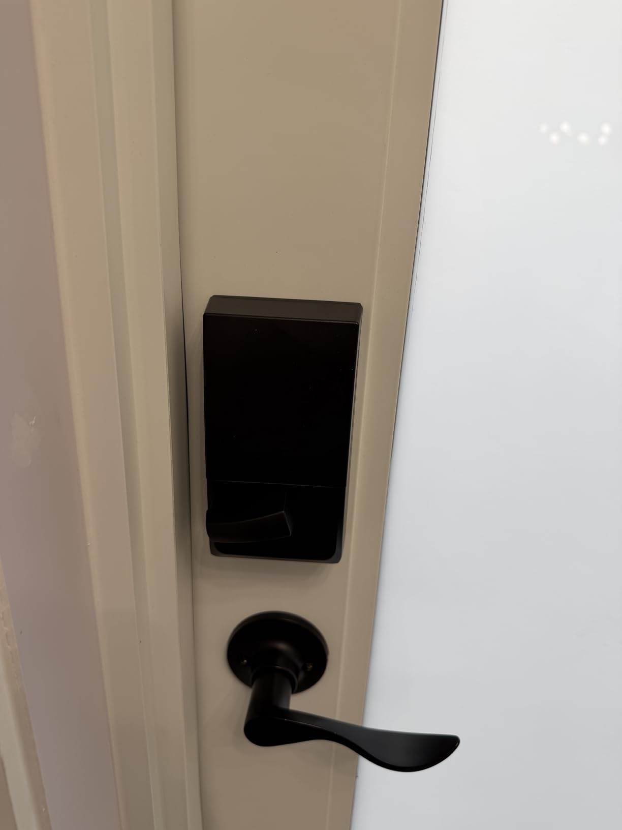 Schlage Encode Smart WiFi Deadbolt Lock with Century Trim, Matte Black customer photo 2