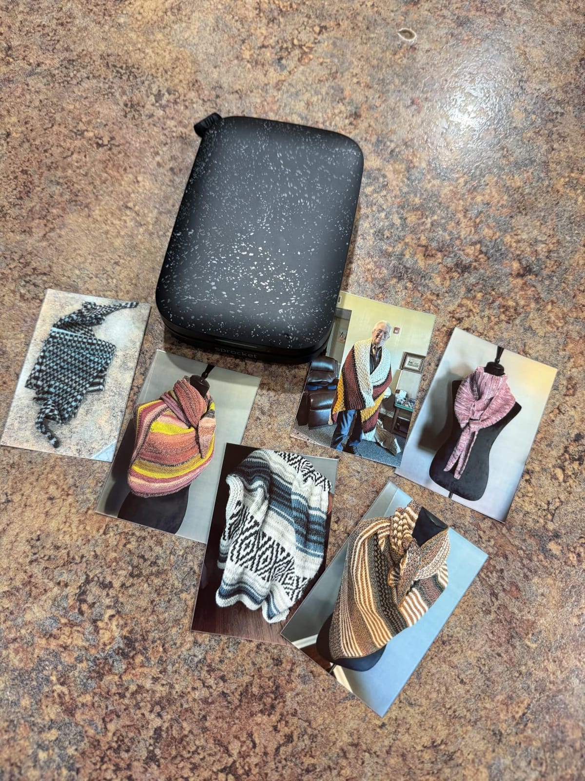 HP Sprocket 2x3 Instant Smartphone Photo Printer - Portable Color Wireless Mobile Printer - Zink Sticky-Back Photos - Print from Compatible iOS & Android Devices with Bluetooth w/Fun App - Purple customer photo 1