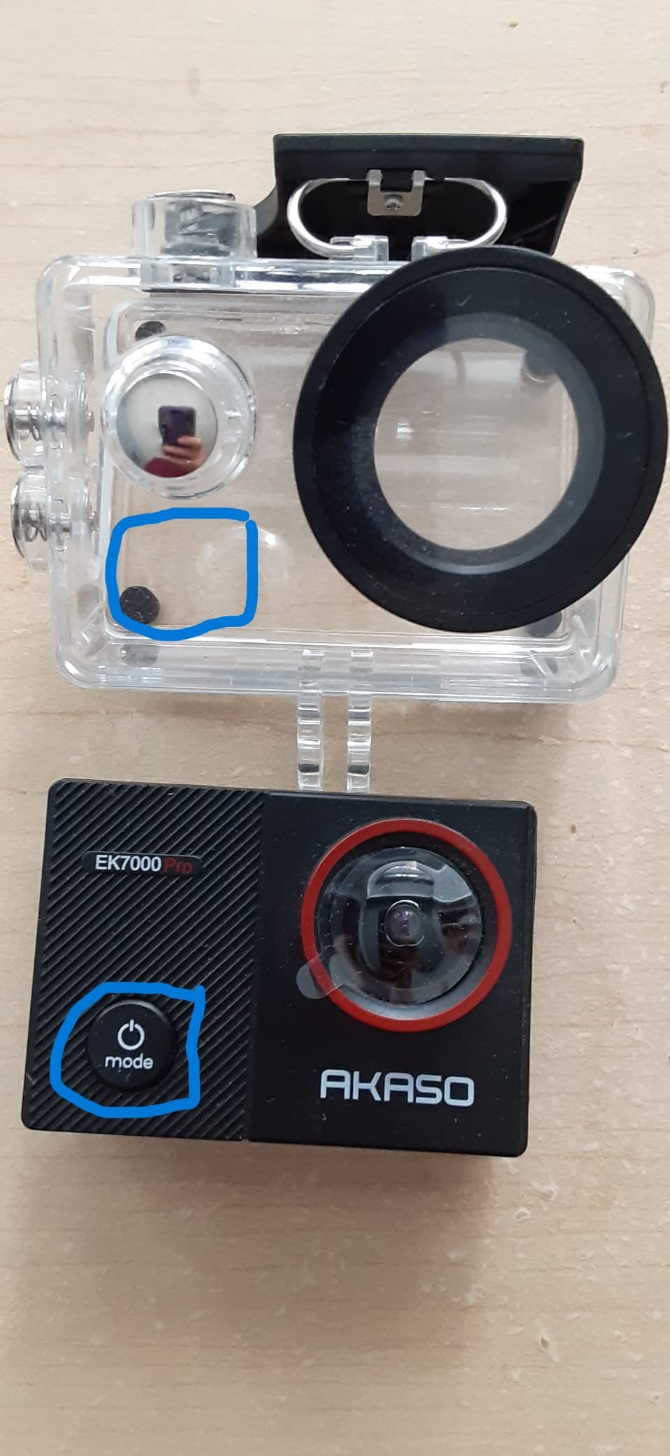 AKASO EK7000 Pro 4K30fps Action Camera with Touch Screen EIS 131ft Waterproof Underwater Camera Remote Control 5X Zoom with Helmet Accessories Kit (Standalone) customer photo 1