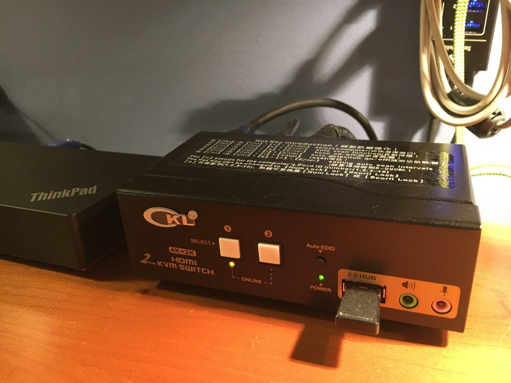 CKL HDMI KVM 2 Port 4K 30Hz Dual Monitor Extended Display (CKL-922HUA) customer photo 1