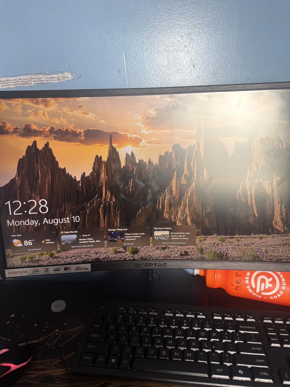 Sceptre Curved 24-inch Gaming Monitor 1080p R1500 98% sRGB HDMI x2 VGA Build-in Speakers, VESA Wall Mount Machine Black (C248W-1920RN Series) customer photo 1