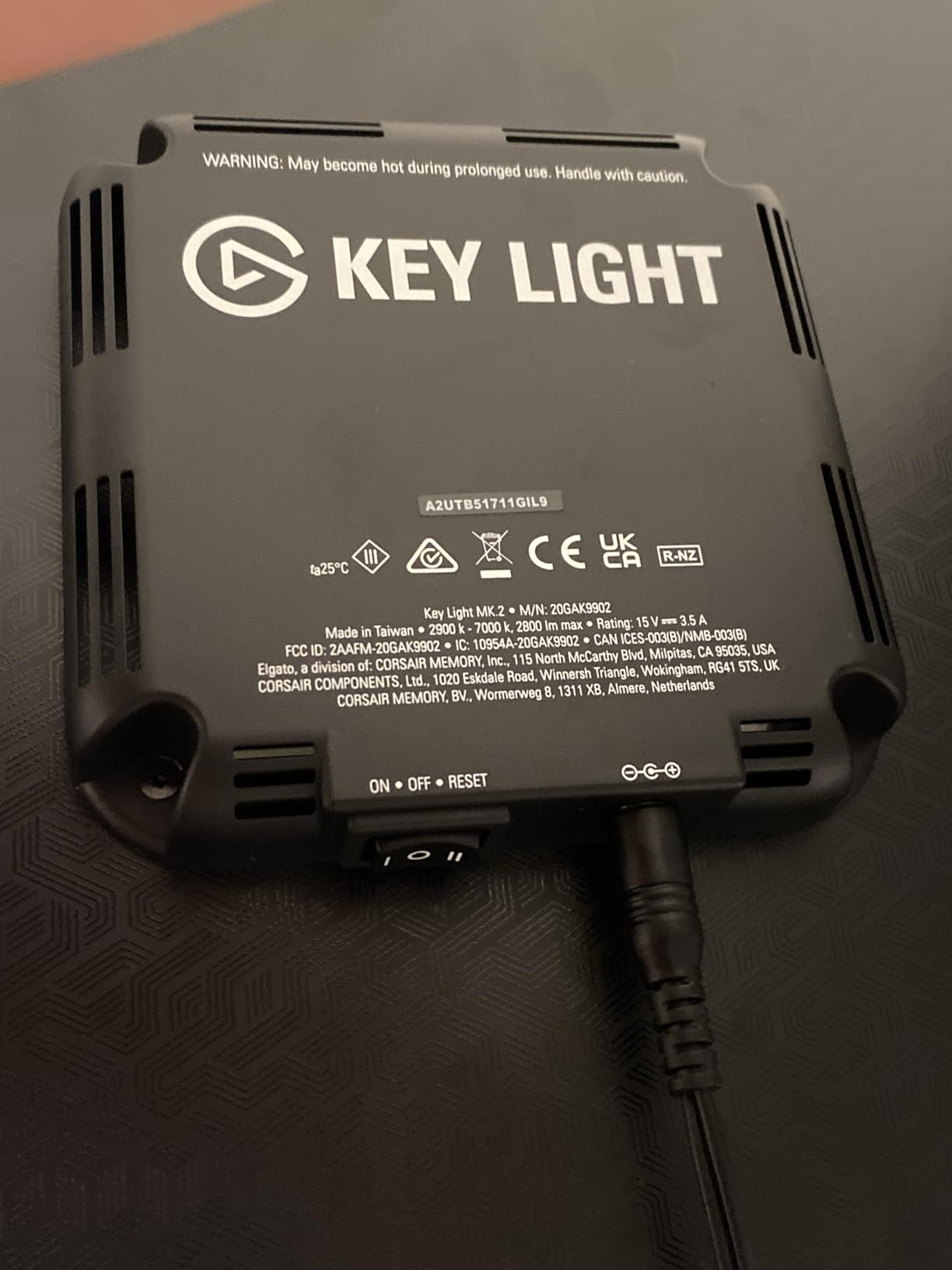 Elgato Key Light, Professional 2800 Lumens Studio Light customer photo 1