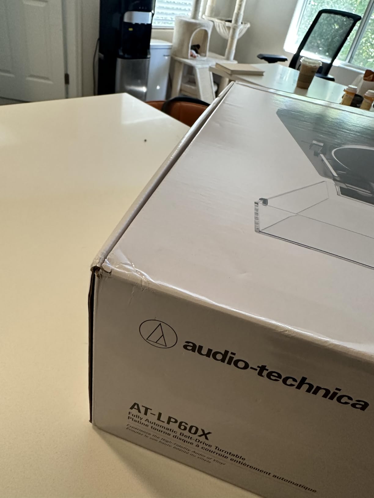 Audio-Technica AT-LP60X-GM Fully Automatic Belt-Drive Stereo Turntable, Gun Metal, Hi-Fidelity, Plays 33-1/3 and 45 RPM Vinyl Records, Dust Cover, Anti-Resonance, Die-Cast Aluminum Platter customer photo 2