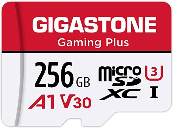 【for Switch 1 Only】 GIGASTONE 256GB Micro SD Card, Gaming Plus, MicroSDXC Memory Card for Nintendo-Switch 1, Steam Deck, 4K Video Recording, UHS-I A1 U3 V30 C10, up to 100MB/s, with Adapter customer photo 2