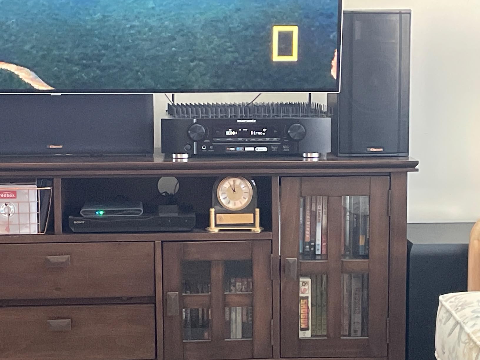 Marantz NR1510 UHD AV Receiver – Slim 5.2 Channel Home Theater Amplifier, Dolby TrueHD and DTS-HD Master Audio | Alexa Compatible | Stream Music via Wi-Fi, Bluetooth and HEOS Black customer photo 1