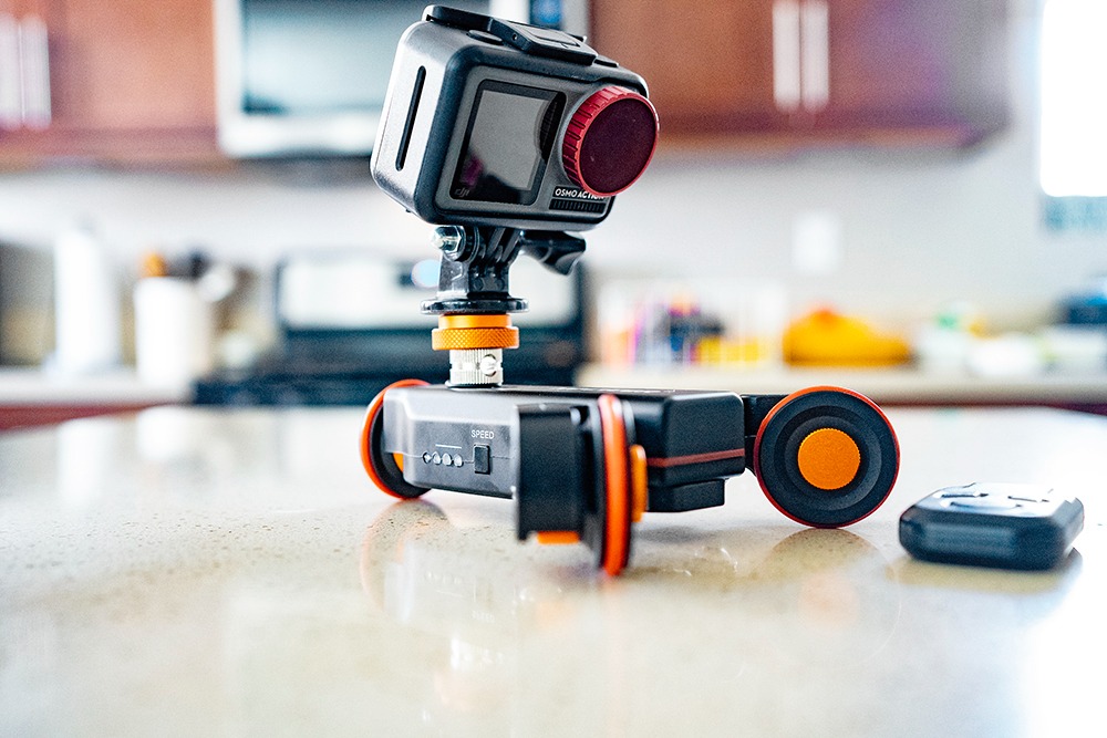 NEEWER 3 Wheels Wireless Video Camera Dolly, 3 Speed Motorized Slider customer photo 1