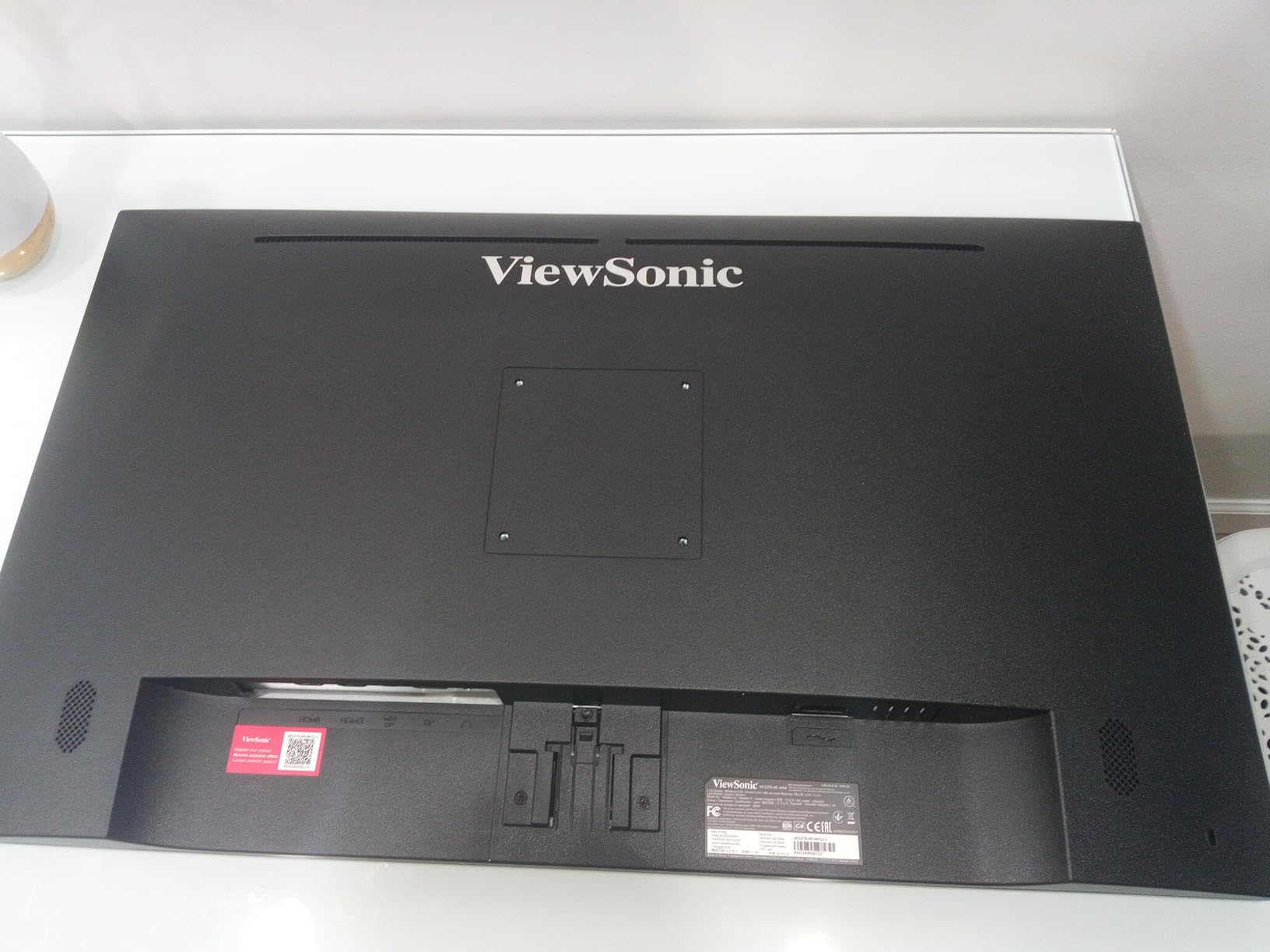 ViewSonic VX3276-4K-MHD 32 Inch 4K UHD Monitor, HDR10, HDMI, DisplayPort | Frameless Display For Work, Streaming, Movies; Dual 2W Speakers, Flicker-Free Eye Care, Wide sRGB Color, VESA Mount customer photo 1