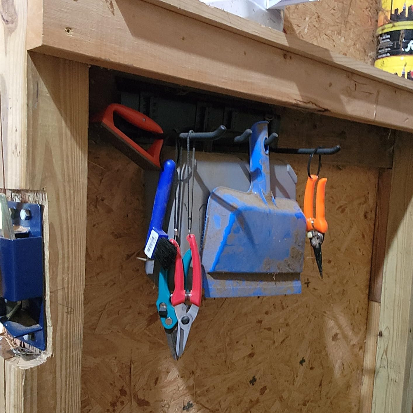 Wallmaster Garage Tool Storage Rack, Wall Mounted Garden Tool Organizer customer photo 1