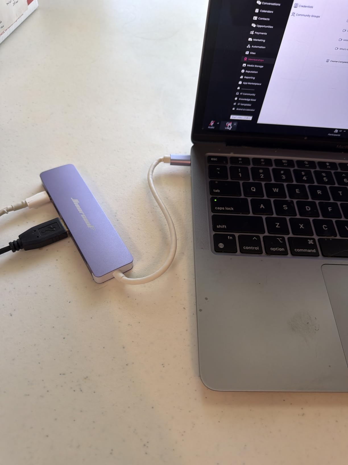 Hiearcool 7-in-1 USB C Hub, USB C Dongle Compatible for MacBook, Space Gray customer photo 2