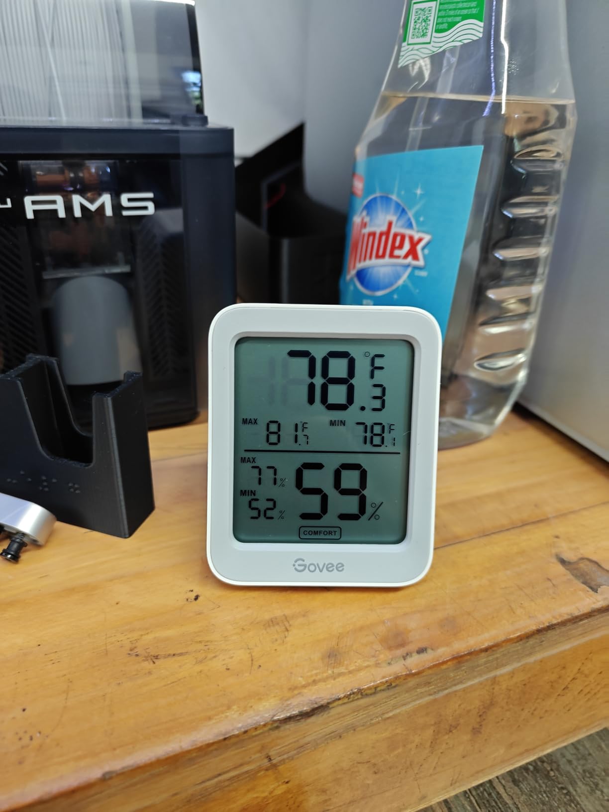 Govee Indoor Hygrometer Thermometer H5075 with Bluetooth App Control | Room Temperature Humidity Meter, 164ft Remote Monitor, Smart Alerts, 2 Years Data Storage Export, for Bedroom Wine Cellar customer photo 2